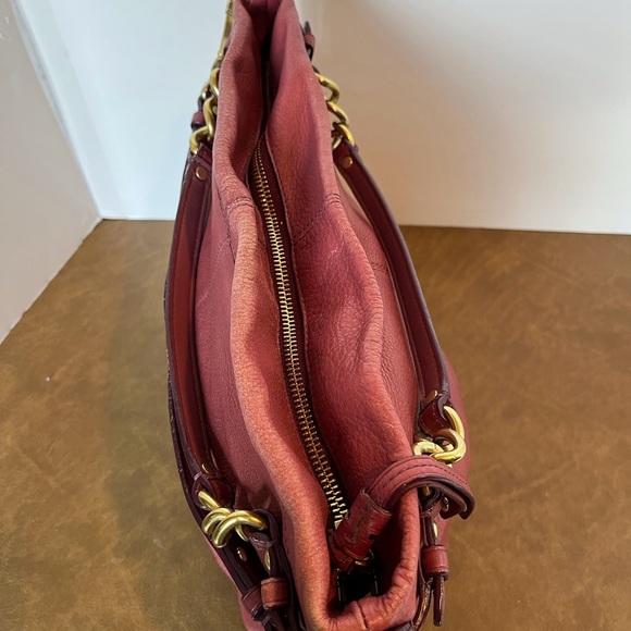 Coach Pebbled Leather Hobo Shoulder Bag - Picture 13 of 15